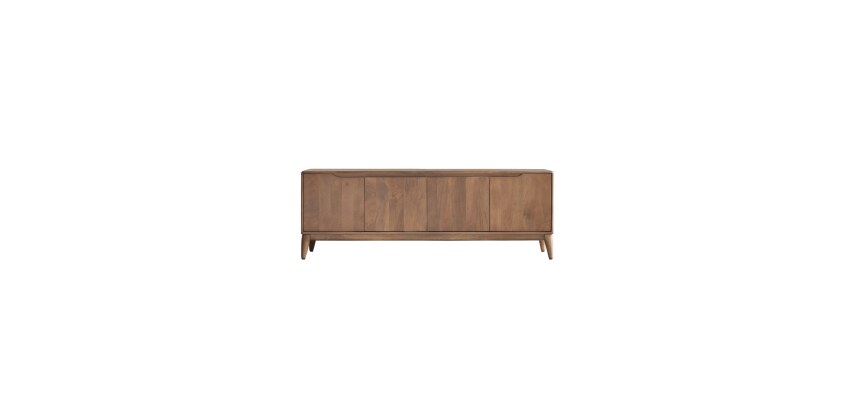 Meuble TV Gabrielle en manguier massif 160 cm
