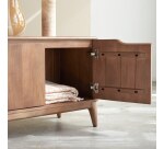 Meuble TV Gabrielle en manguier massif 160 cm