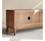 Meuble TV Gabrielle en manguier massif 160 cm