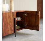Buffet bas en palissandre massif 165 cm honorine