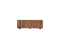 Meuble tv en acacia massif 145 cm olga