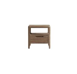 Chevet en noyer massif 1 tiroir arto