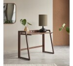 Bureau pliable en teck massif fonce philip