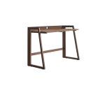 Bureau pliable en teck massif fonce philip