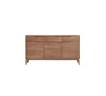Buffet en bois de manguier massif Gabrielle H 81 x L 150 x P 40 cm