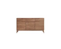 Buffet en bois de manguier massif Gabrielle H 81 x L 150 x P 40 cm