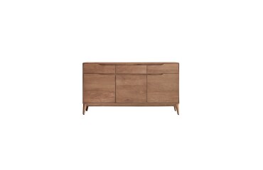 Buffet en bois de manguier massif Gabrielle H 81 x L 150 x P 40 cm