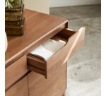 Buffet en bois de manguier massif Gabrielle H 81 x L 150 x P 40 cm