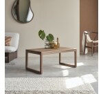 Table basse Arto en noyer massif