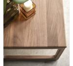 Table basse Arto en noyer massif
