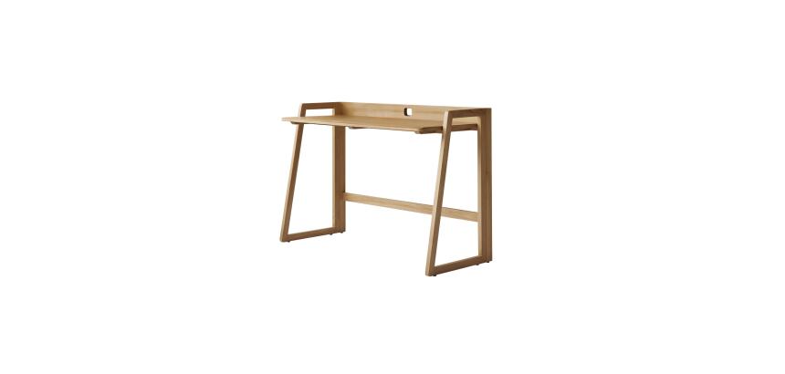 Bureau pliable en teck massif clair philip