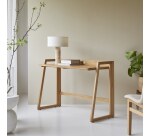 Bureau pliable en teck massif clair philip