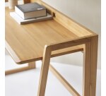 Bureau pliable en teck massif clair philip