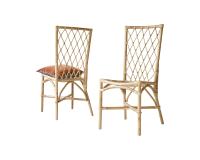 Chaise en tiges de rotin Zélie