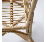 Chaise en tiges de rotin Zélie