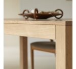 Table Edene en chêne massif à rallonge 6 à 8 personnes