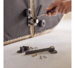 Chauffeuse modulable en tissu camel dario