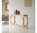 Console en rotin ella