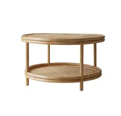 Table basse Ella en rotin