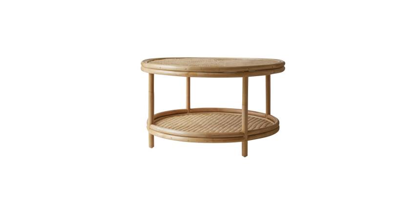 Table basse Ella en rotin
