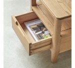 Chevet en chêne massif 1 tiroir Arto