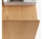 Chevet en chêne massif 2 tiroirs Arto