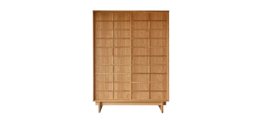 Armoire en chêne massif Miu