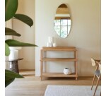 Console en teck massif 100 cm achille