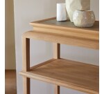 Console en teck massif 100 cm achille