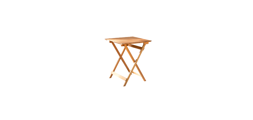 Table de jardin pliable Bistro en acacia massif 2 personnes