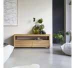 Meuble TV Anoa en teck massif L 140 cm