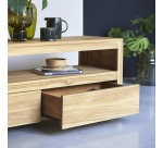Meuble TV Anoa en teck massif L 140 cm