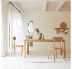 Table Edene en teck massif 6 à 8 personnes