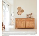 Buffet en teck massif L 180 cm Coffee Tek