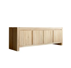 Buffet en teck massif L 210 cm Edene