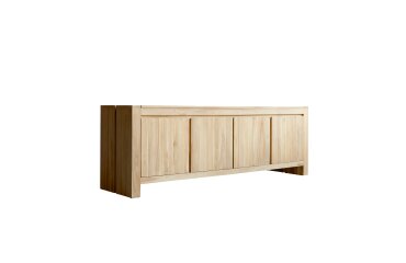Buffet en teck massif L 210 cm Edene