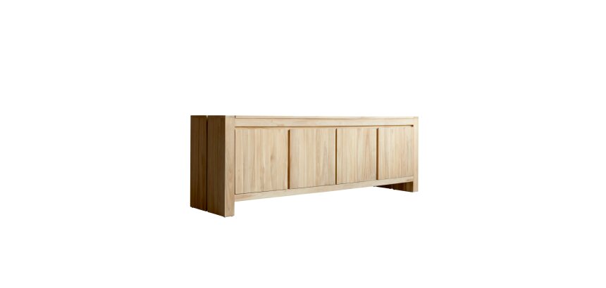 Buffet en teck massif L 210 cm Edene