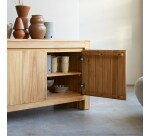 Buffet en teck massif L 210 cm Edene