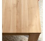 Table basse Edene en teck massif, rectangulaire 120 x 80 cm
