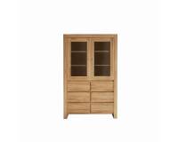 Vaisselier Edene en teck massif H 190 cm