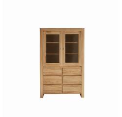 Vaisselier Edene en teck massif H 190 cm