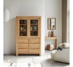 Vaisselier Edene en teck massif H 190 cm