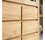 Vaisselier Edene en teck massif H 190 cm