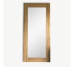 Miroir Square en teck massif H 200 x L 90 cm