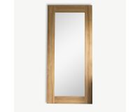 Miroir Square en teck massif H 200 x L 90 cm