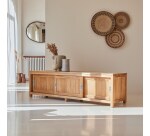 Meuble TV Coffee Tek en teck massif L 180 cm