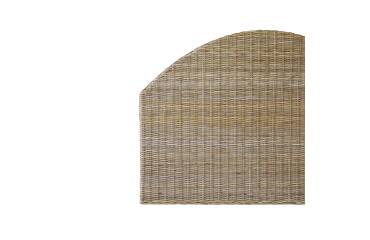 Tête de lit en en tige de kubu Louison H 110 x L 160 x P 8 cm