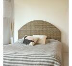 Tête de lit en en tige de kubu Louison H 110 x L 160 x P 8 cm