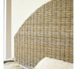 Tête de lit en en tige de kubu Louison H 110 x L 160 x P 8 cm