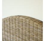 Tête de lit en en tige de kubu Louison H 110 x L 160 x P 8 cm